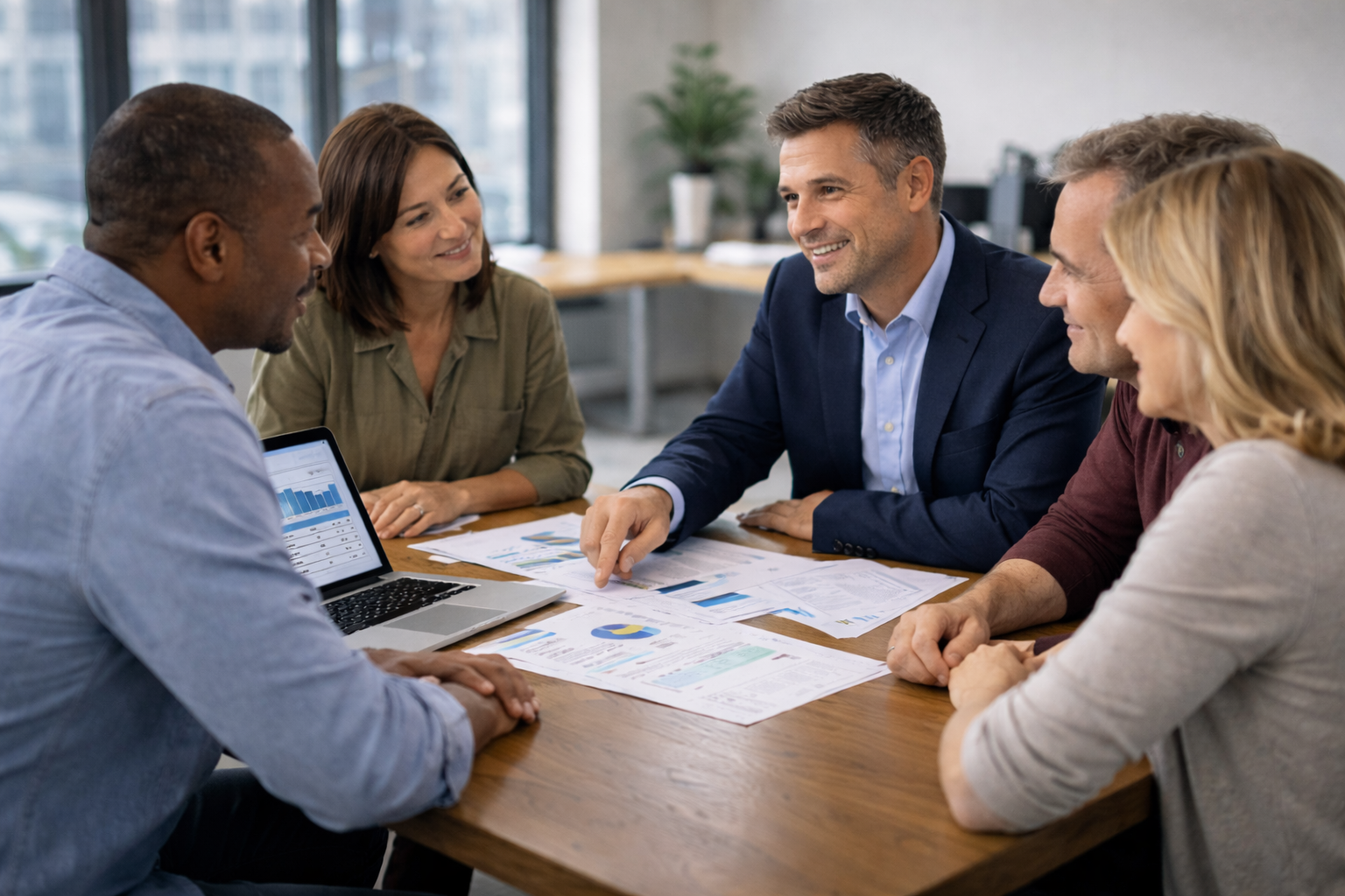 Add art - counselor with client