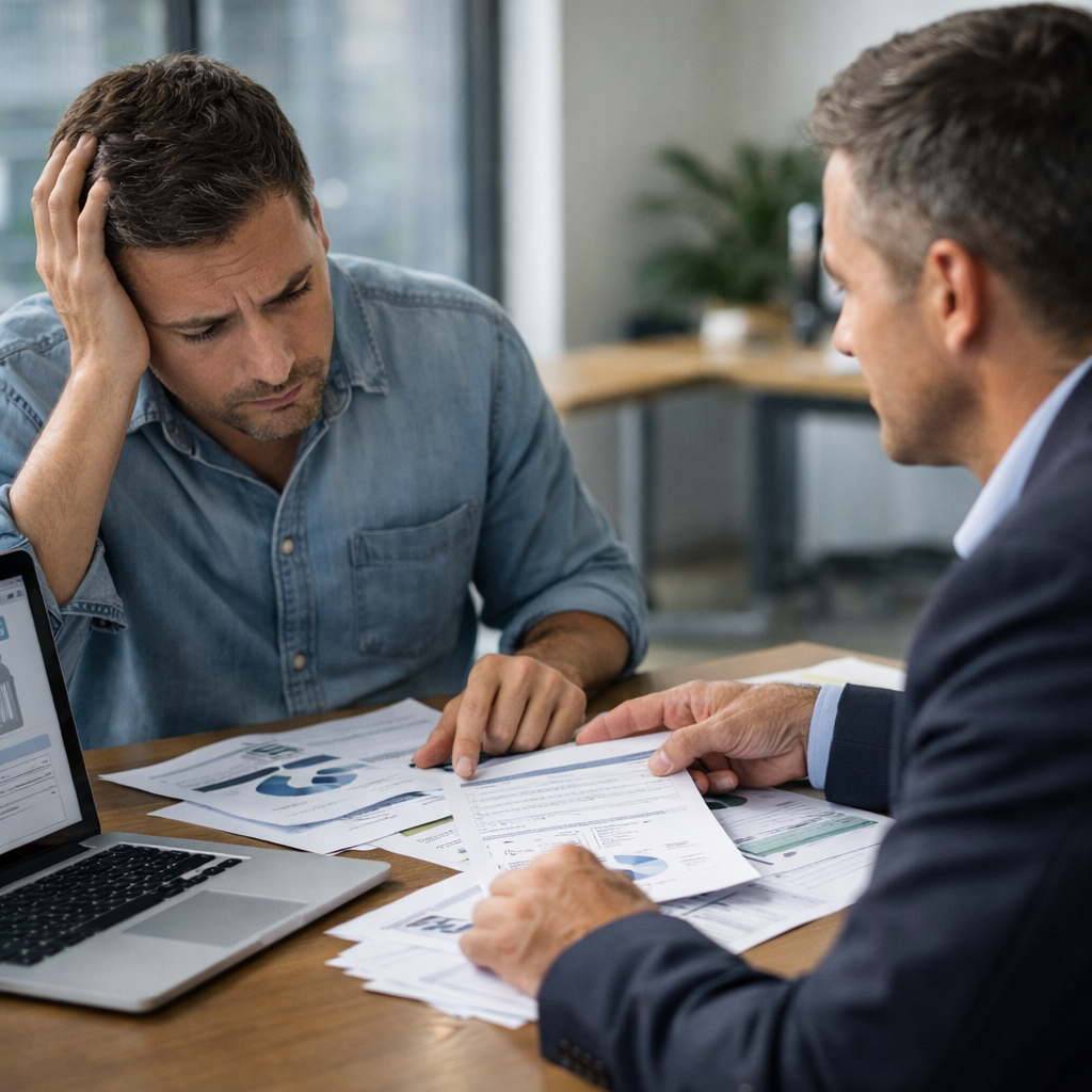 Credit report paperwork