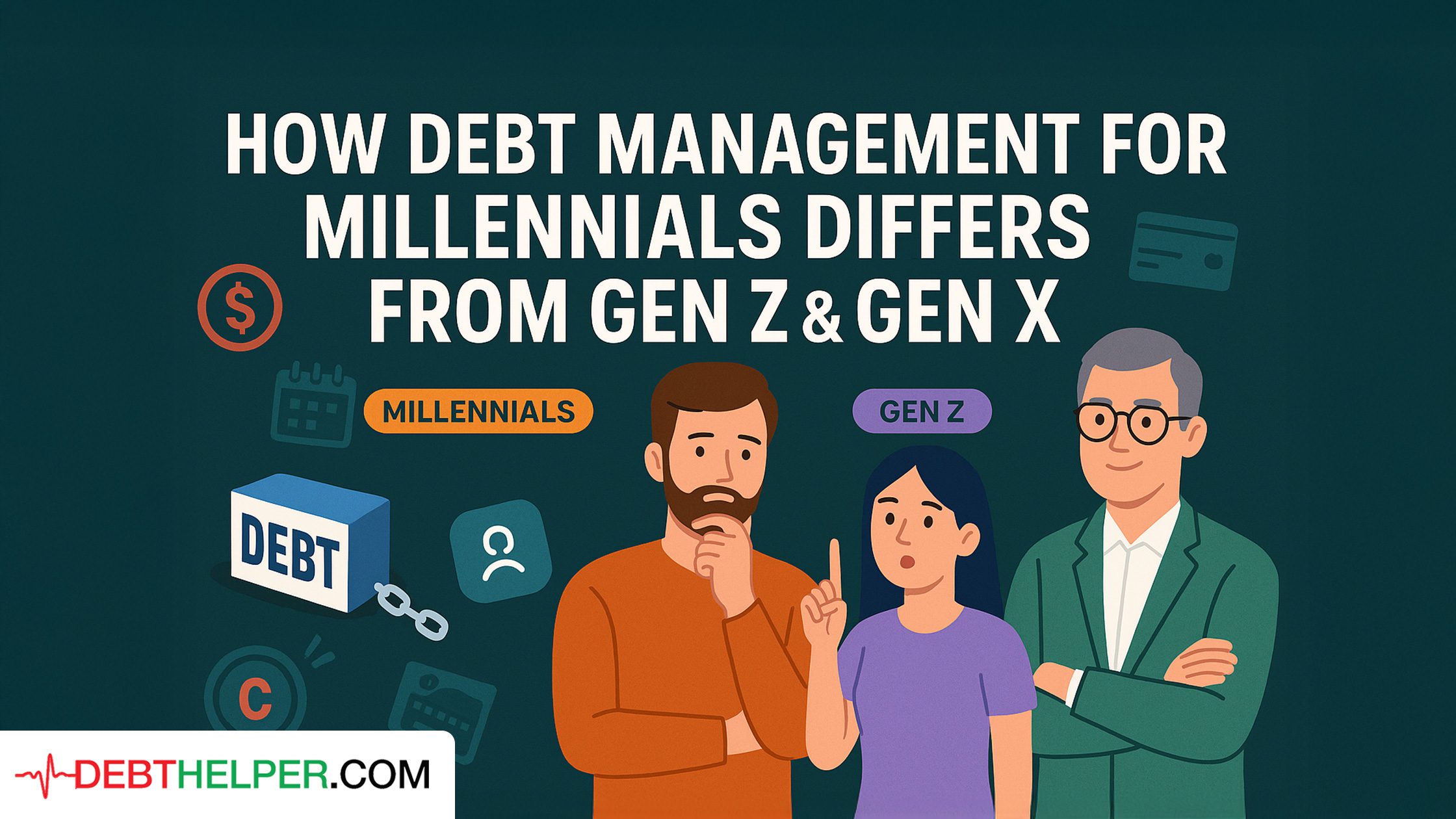 How Debt Management for Millennials Differs from Gen Z & Gen X